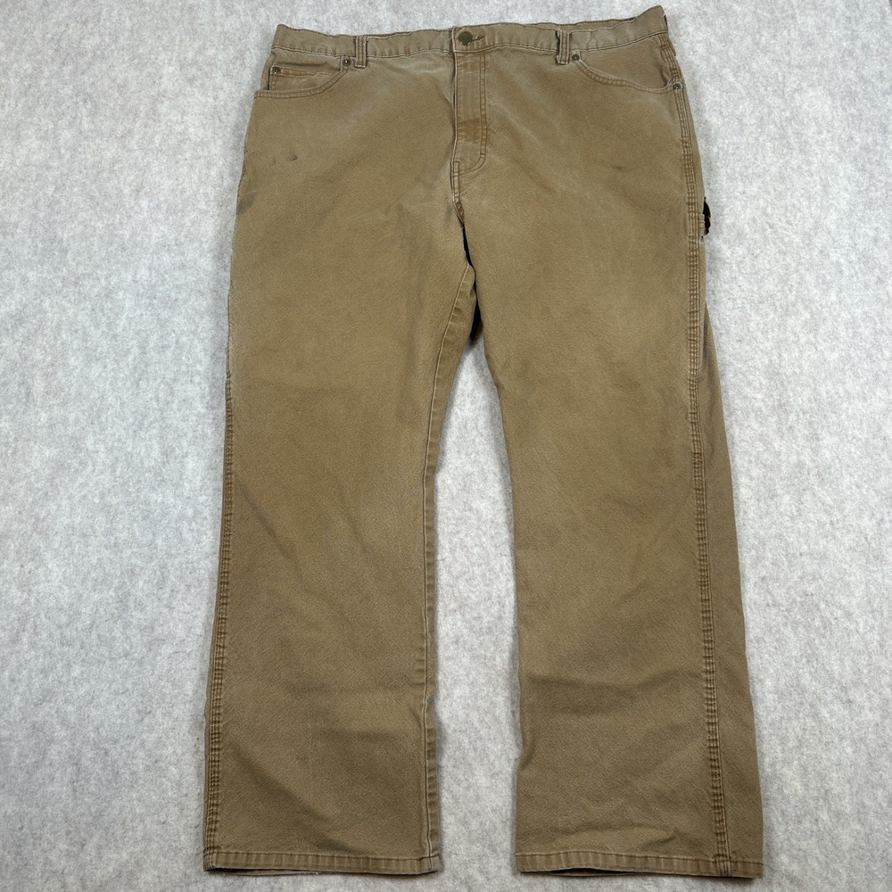 Dickies Carpenter Jeans 40x30 Men's Tan Utility Work Pants Relaxed Fit Y2K
